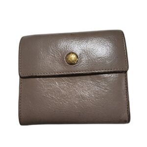 Il BISONTE Wallet Card Bill Holder Genuine Leather Italian Bifold Rustic
